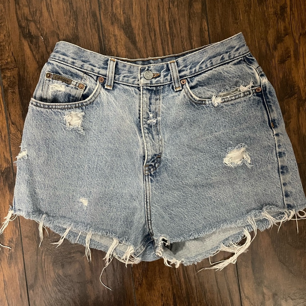 Vintage Calvin Klein jean shorts Made in USA